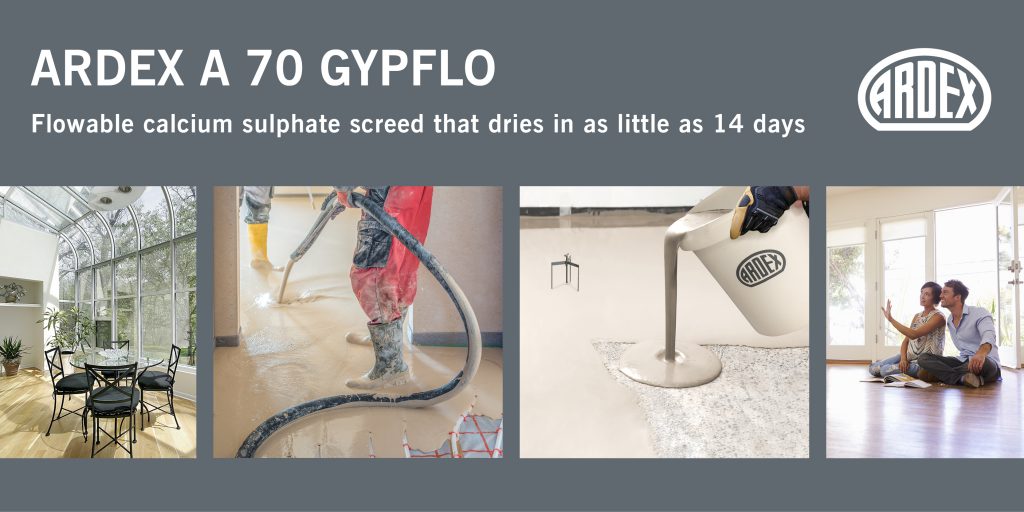 ARDEX A 70 GYPFLO Banner