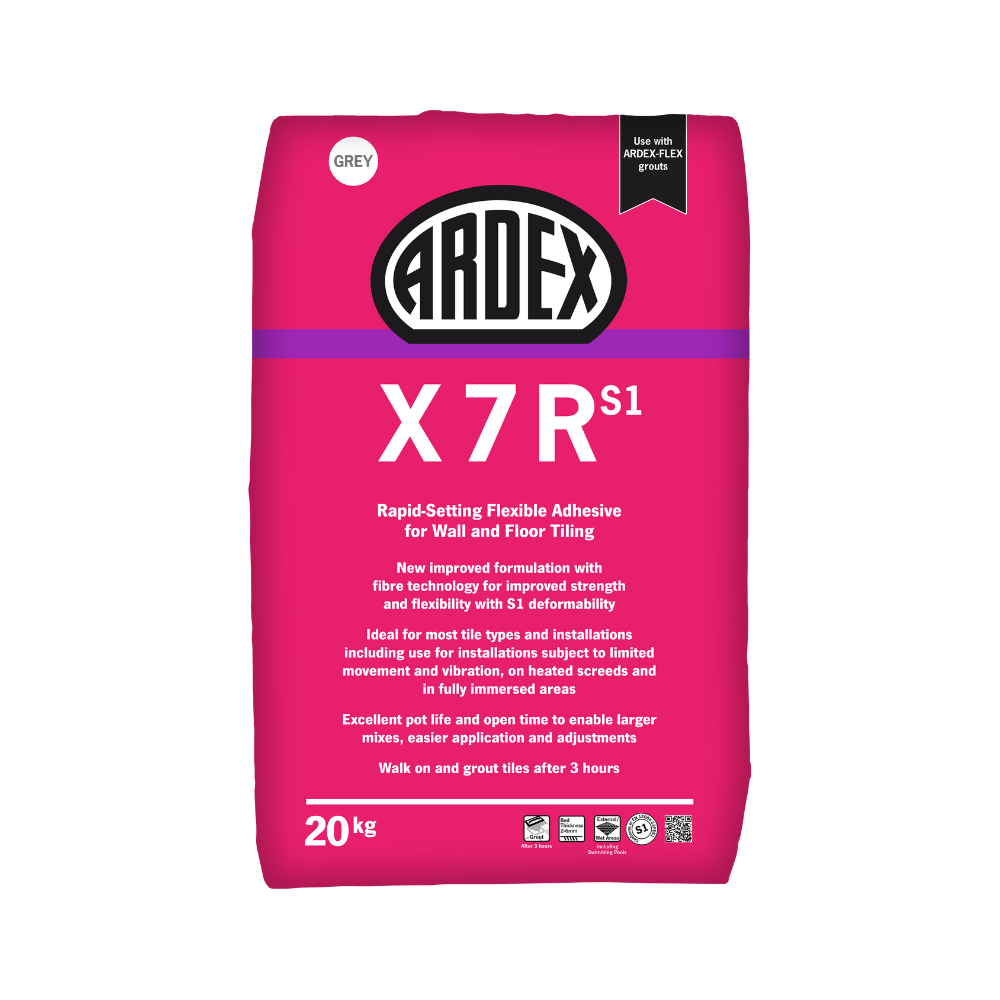 20KG bag of ARDEX X 7 R S1 Grey